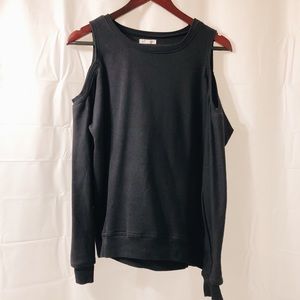 ⚡️Cold Shoulder Navy Pullover